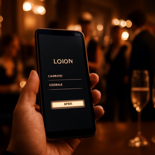 kk99 login screen on Android phone